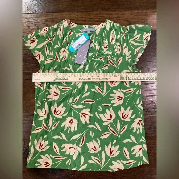 Daniel Rainn Green Floral Boise- BNWT- Size S - Picture 4 of 6